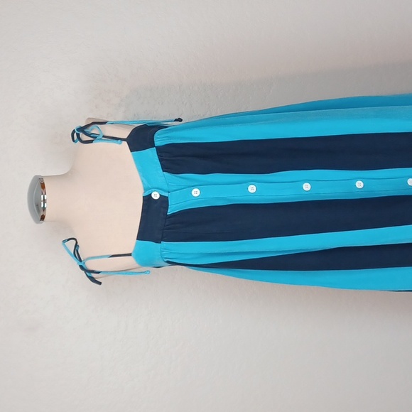 M.D.S. Stripes Maxi Dress - Picture 2 of 8